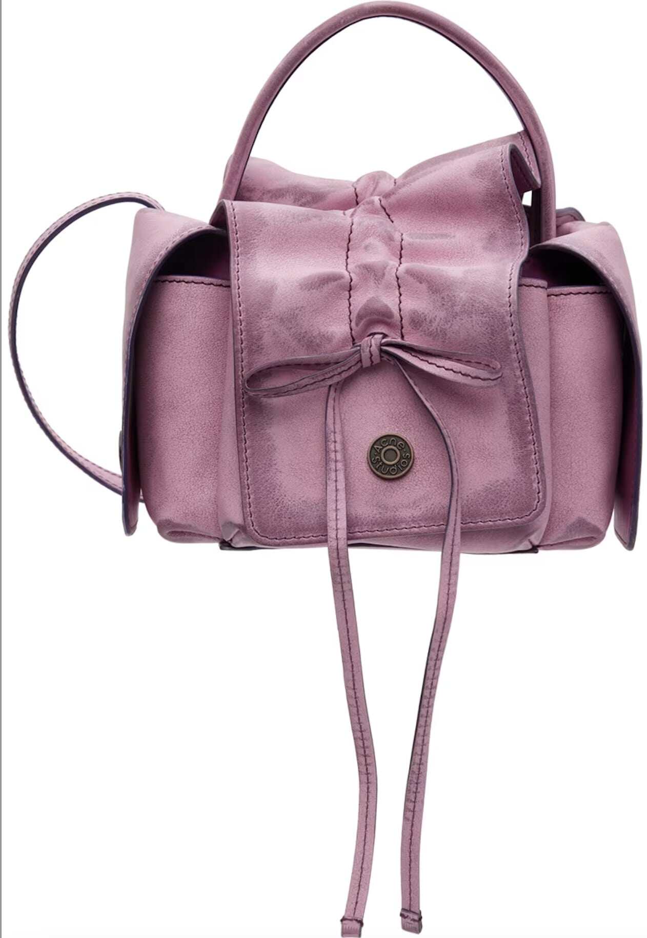 ACNE STUDIOS Pink Mini Multipocket Bag